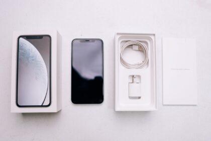 smartphone on the table